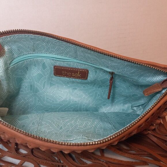 The Sak, Macrame & Fringe 3 in on bag - Picture 6 of 10